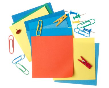 renkli kağıt notlar