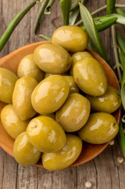 tahta kaşık zeytin