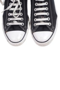 bir çift siyah ayakkabı