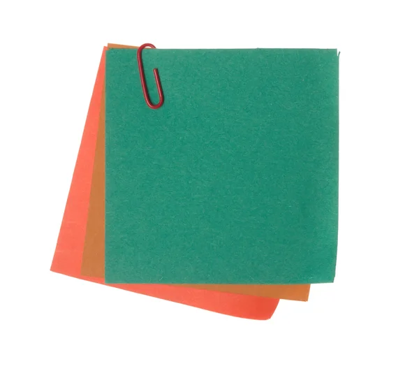Colección de notas de papel de colores — Foto de Stock
