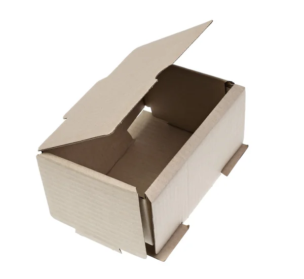 Open brown box — Stock Photo, Image