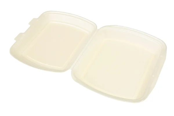 Pudełko plastikowe żywności — Zdjęcie stockowe