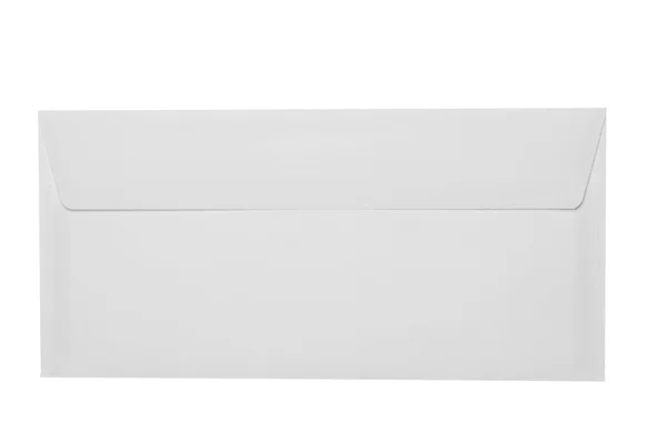 Envelope branco em branco — Fotografia de Stock