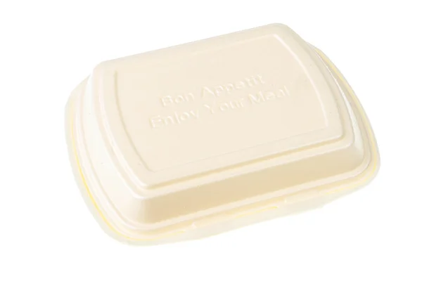 Caja de comida de plástico — Foto de Stock