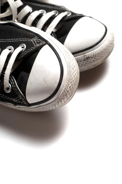 Un paio di sneakers nere — Foto Stock