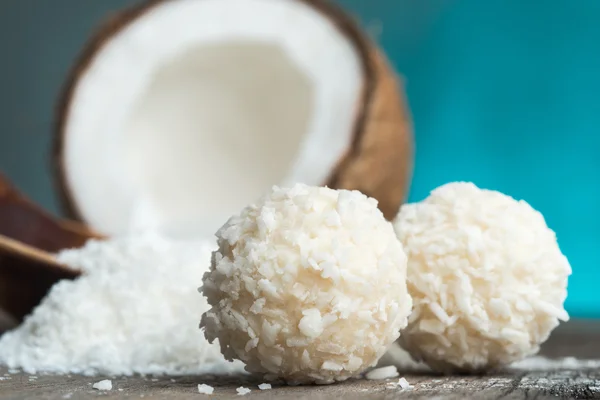 Homemade coconut sweets — Stock Photo, Image
