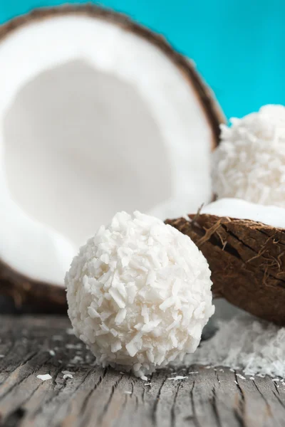 Homemade coconut sweets — Stock Photo, Image