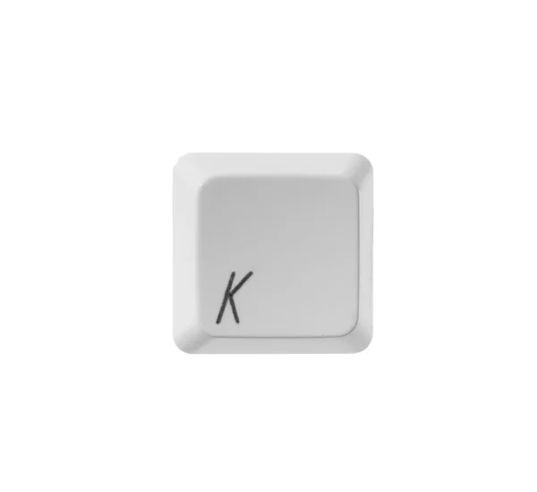 Γράμμα K από ένα πληκτρολόγιο — Φωτογραφία Αρχείου