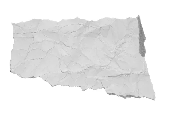 White ripped piece of paper — Stock Photo, Image