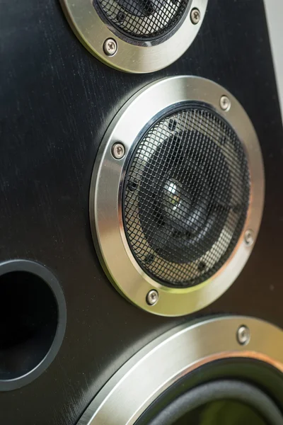 Penutur audio close-up — Stok Foto