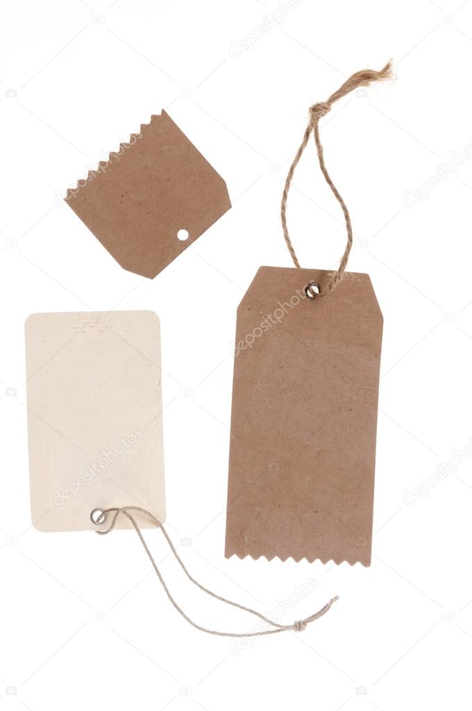Collection of various price tags