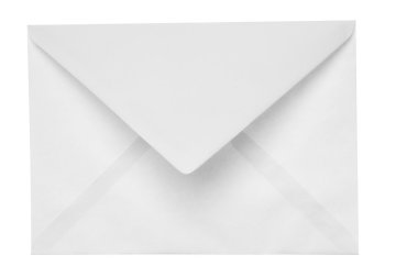 lege witte envelop