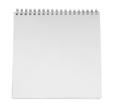 Boş beyaz defter