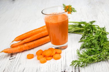 havuç suyu ve havuç