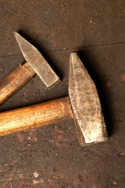 Old hammers close-up — Stock Photo, Image