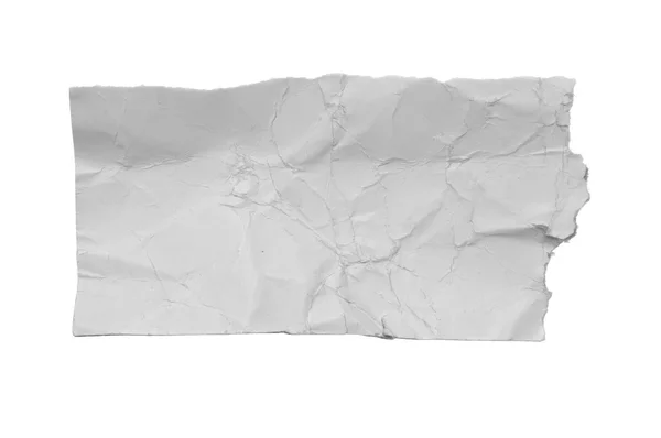 Blanc déchiré morceau de papier — Photo