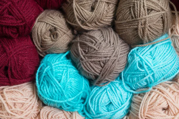 Knitting yarn balls — Stock Photo, Image