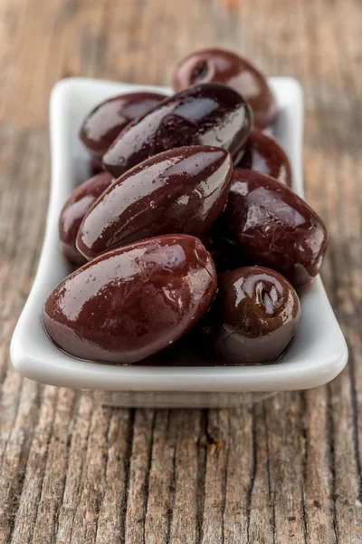 Ripe black olives — Stock Photo, Image