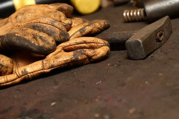 Herramientas de trabajo antiguas — Foto de Stock