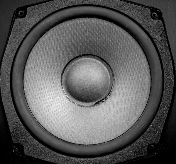 View of black speaker — Stock Photo, Image