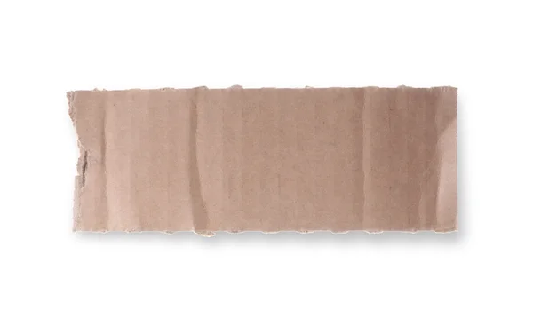 Torn piece of cardboard — Stock Photo, Image