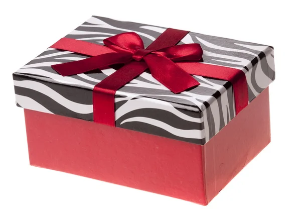 Red gift box — Stock Photo, Image