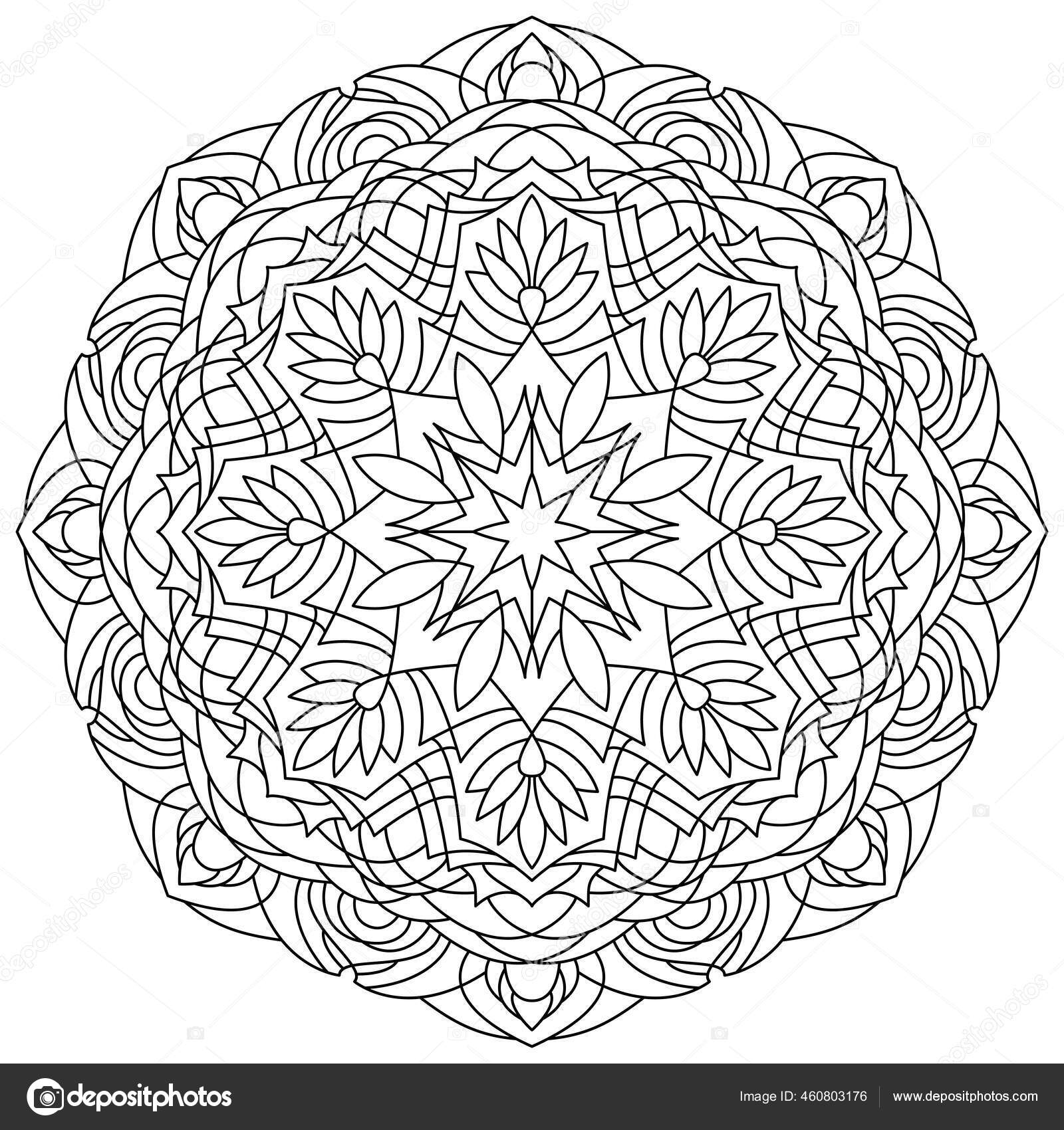 Photo Circular pattern in the form of a mandala