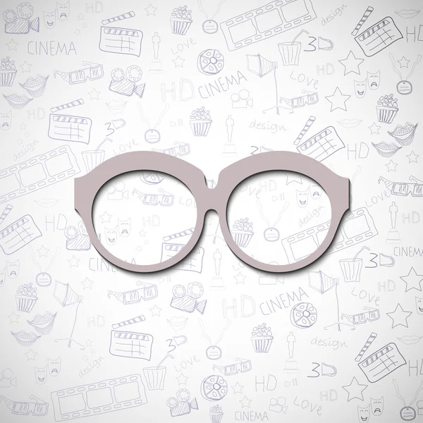 bej renkli gözlük arka plan çizgi çizme