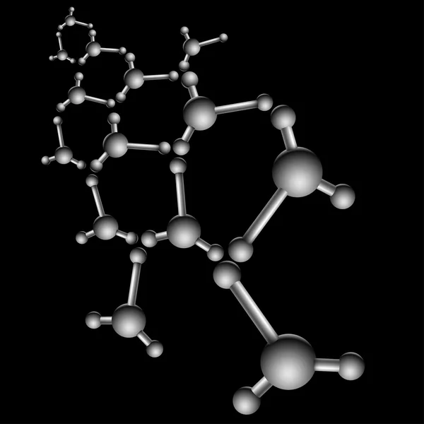 晶格在黑色的背景 — 图库矢量图片