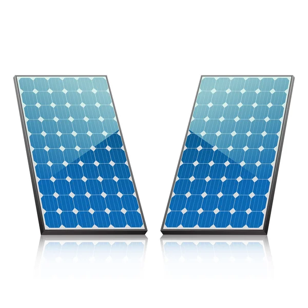 Energy solar panels — Stock Vector