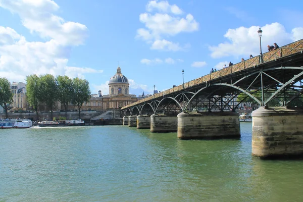 Ponte pedonal em Paris, FRance — Fotografia de Stock