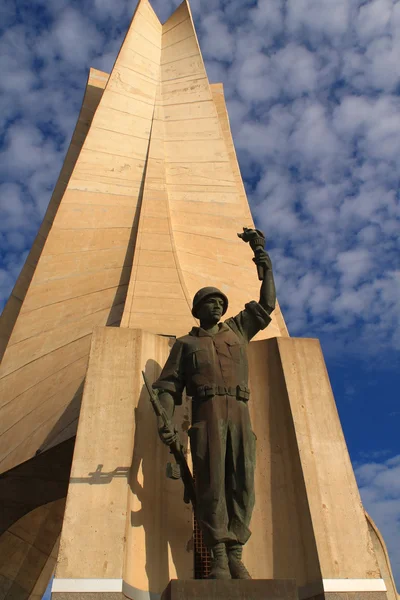 Martelaren Mmorial van Algiers hoofdstad stad van Algerije, — Stockfoto