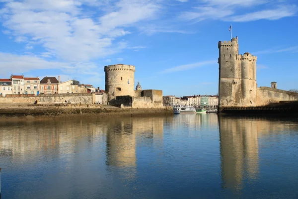 Torres portuárias de La Rochelle, França — Fotografia de Stock