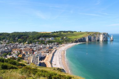 Etretat norman golu Fransa