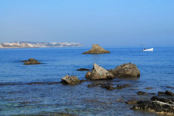 Surfen, Strand an der algerischen Küste, Algier — Stockfoto
