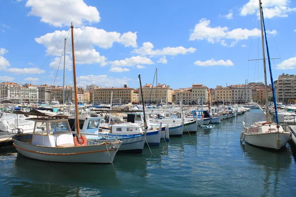 Oude haven van Marseille, Frankrijk — Stockfoto