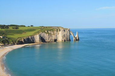 Norman şehir Etretat, turizm ve tarım