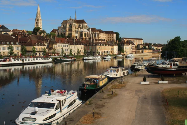 Auxerre, Ciudad de Arte e Historia — Foto de Stock