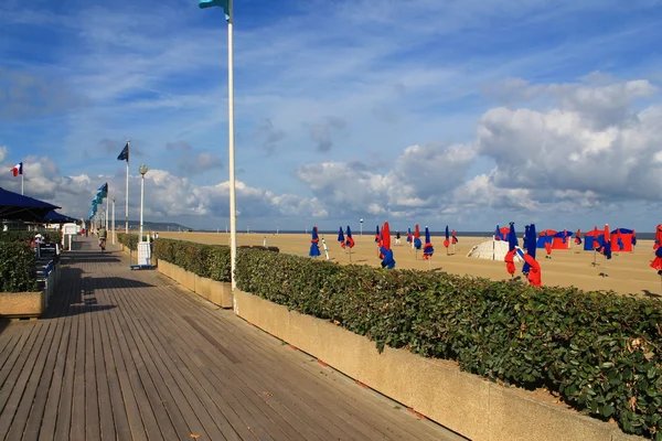 Deauville, la città normanna francese nel dipartimento del Calvados — Foto Stock