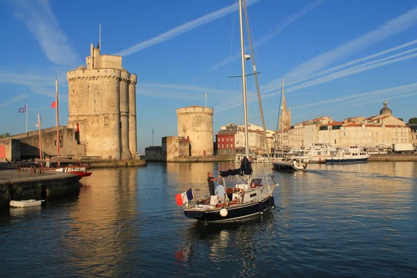 La Rochelle, Fransa'nın eski liman — Stok fotoğraf
