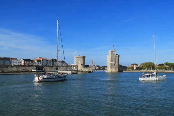 Gamla hamnen i la Rochelle, Frankrike — Stockfoto