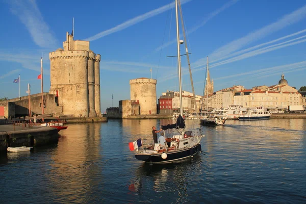 Gamla hamnen i la Rochelle, Frankrike Stockfoto