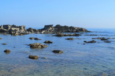Plage de Méditérrannée à Alger, Algérie