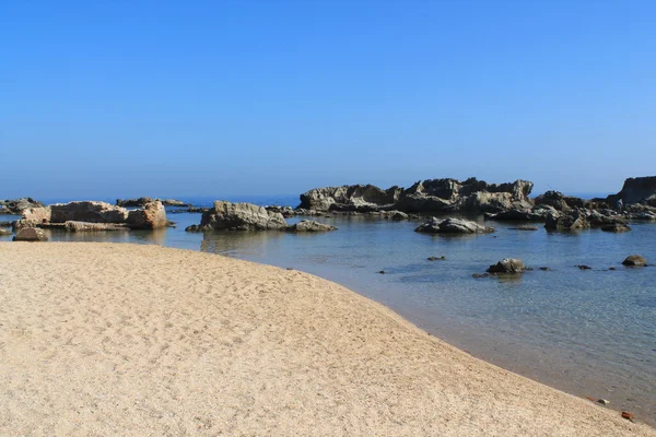 Praia do Mar Mediterrâneo, Argel — Fotografia de Stock