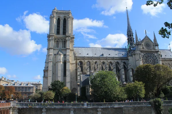 Katedral notre dame de paris, Fransa — Stok fotoğraf