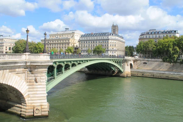 Promenade au bord de la seine, Paris — Stock fotografie