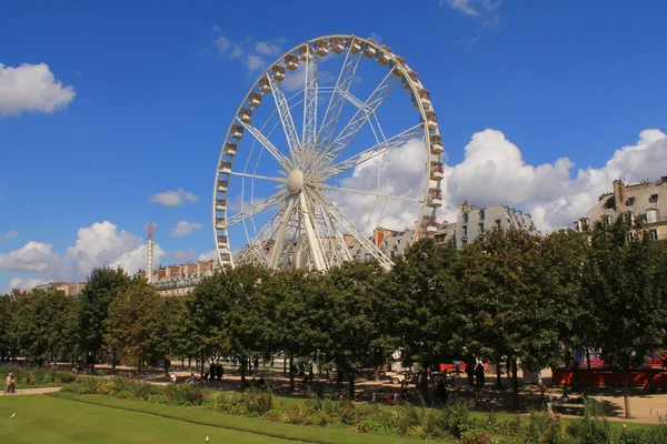 Roda gigante em Paris, Francia — Fotografia de Stock