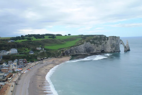 Etretats and its cliffs, France — Stock Photo, Image