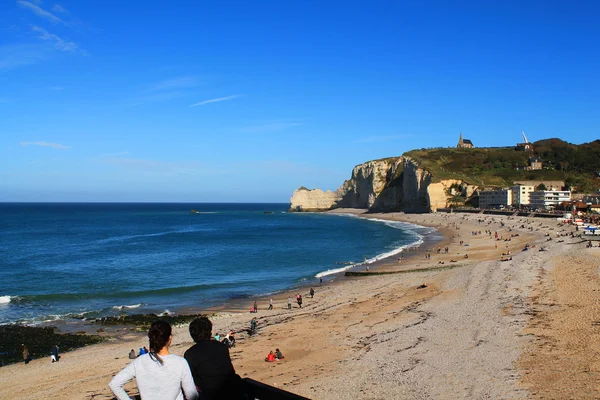Etretats and its cliffs, France — Stock Photo, Image