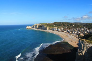 Etretat Seine deniz, Fransa